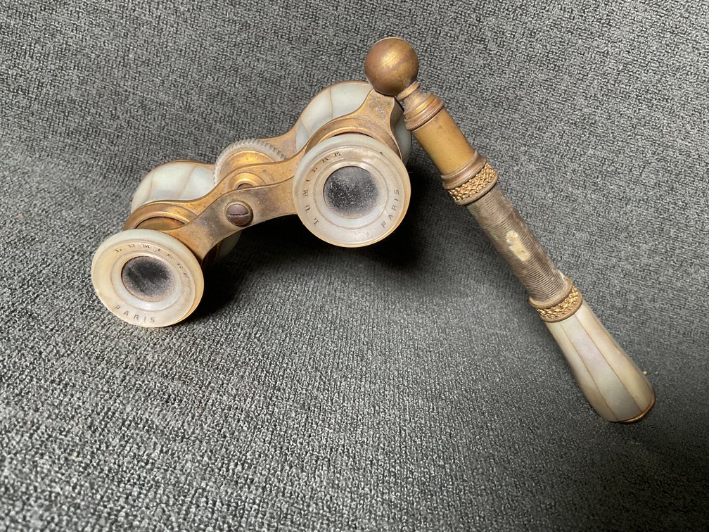Image for Brass and Mother of Pearl Opera Glasses