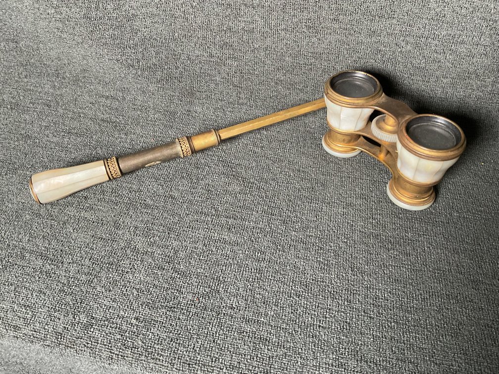 Image for Brass and Mother of Pearl Opera Glasses