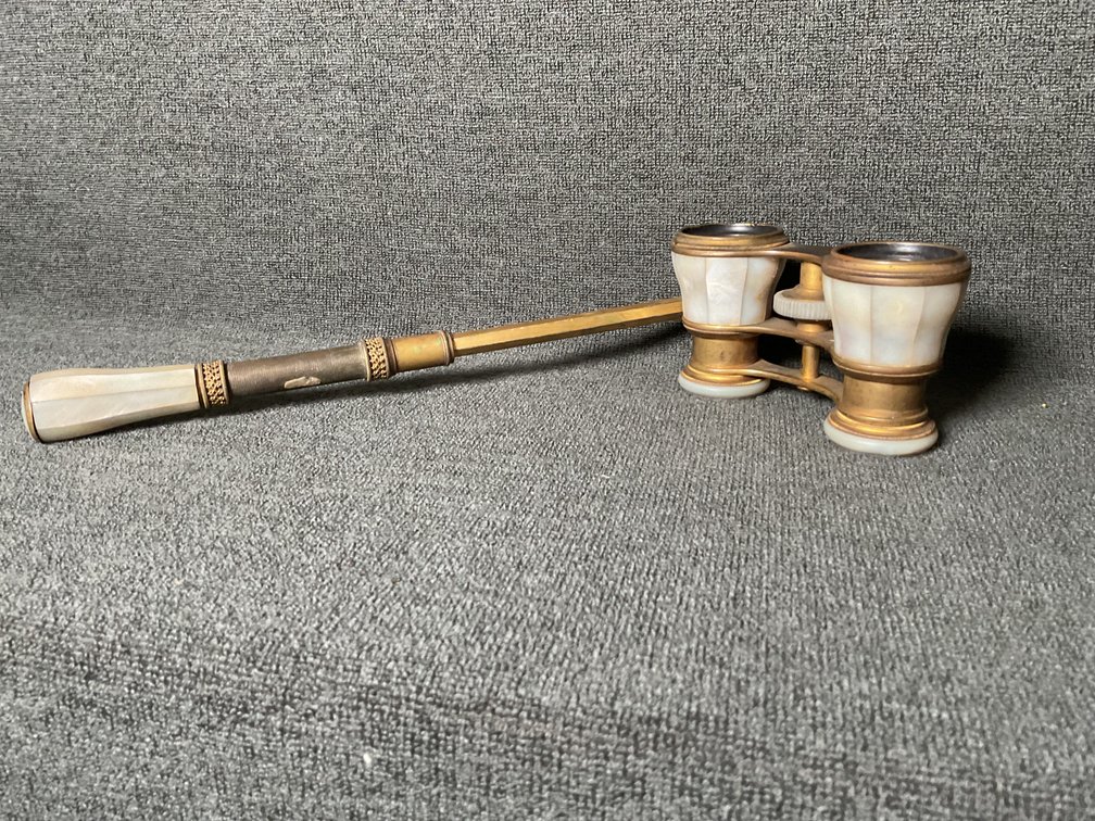 Image for Brass and Mother of Pearl Opera Glasses