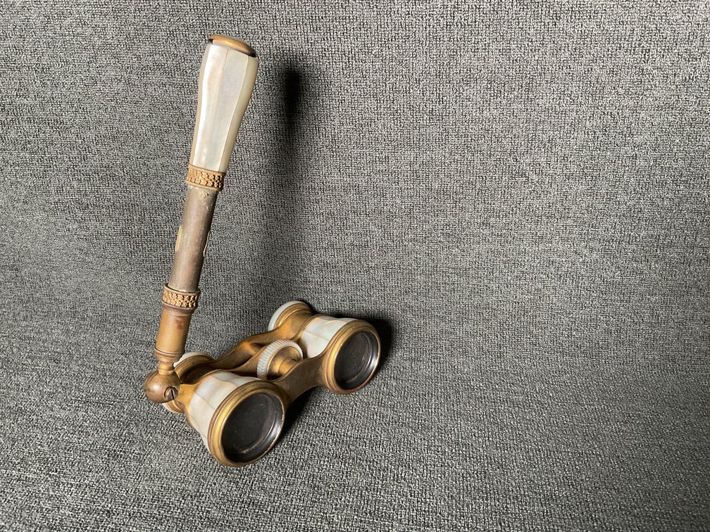 Image for Brass and Mother of Pearl Opera Glasses
