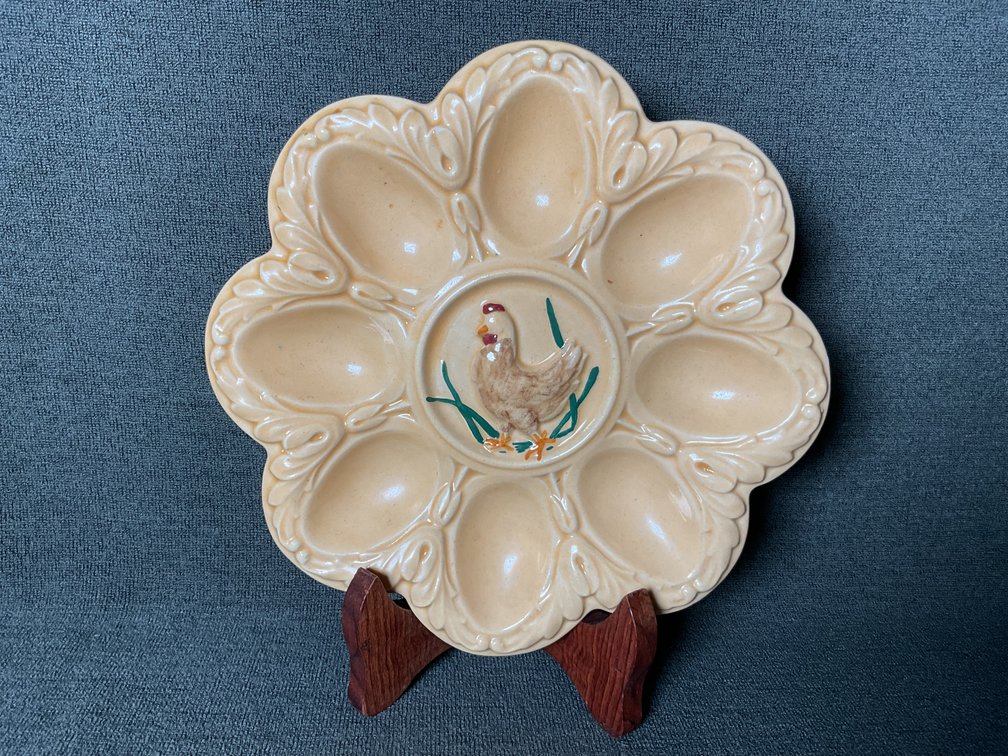 Image for Quimper France Egg Plate