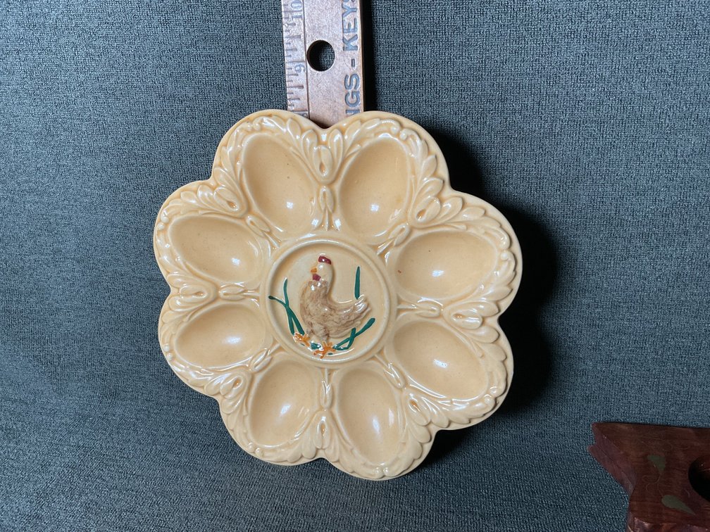 Image for Quimper France Egg Plate