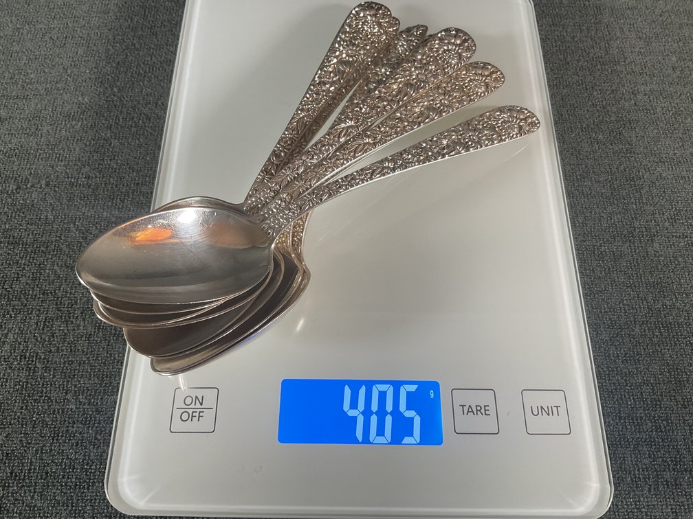Image for S Kirk & Son “Repousse” Soup Spoons