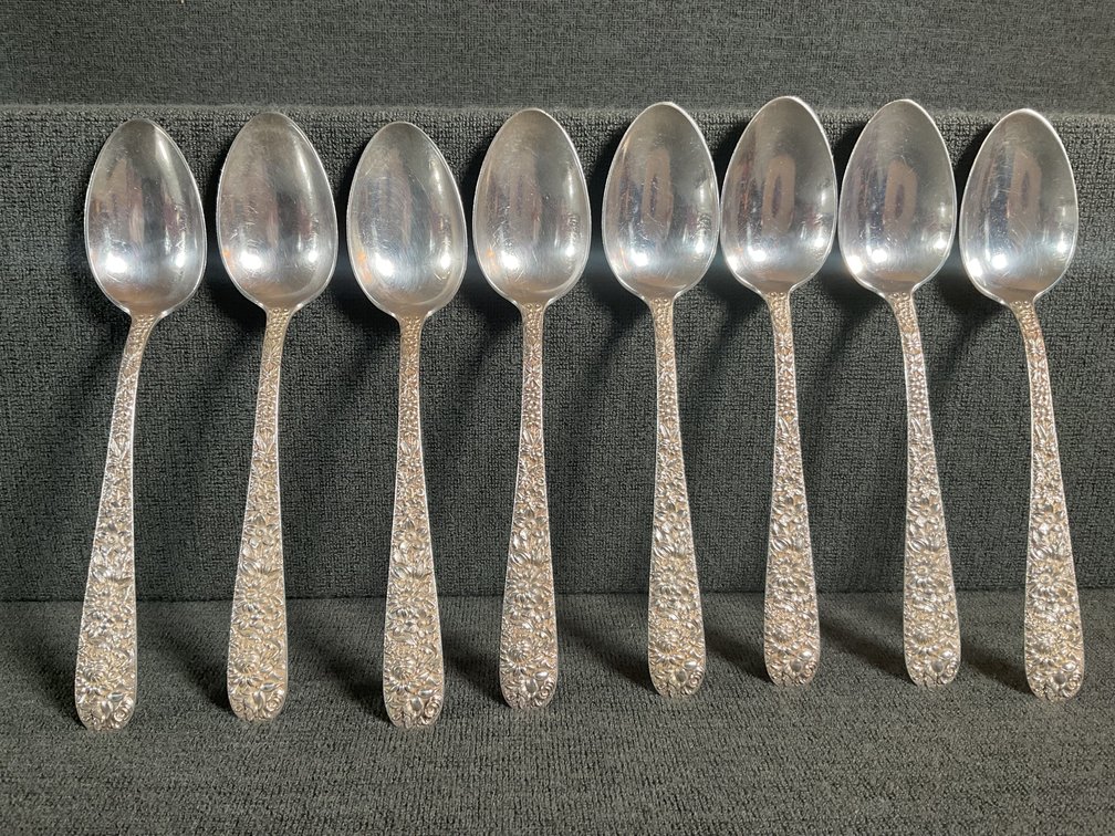 Image for S Kirk & Son “Repousse” Soup Spoons