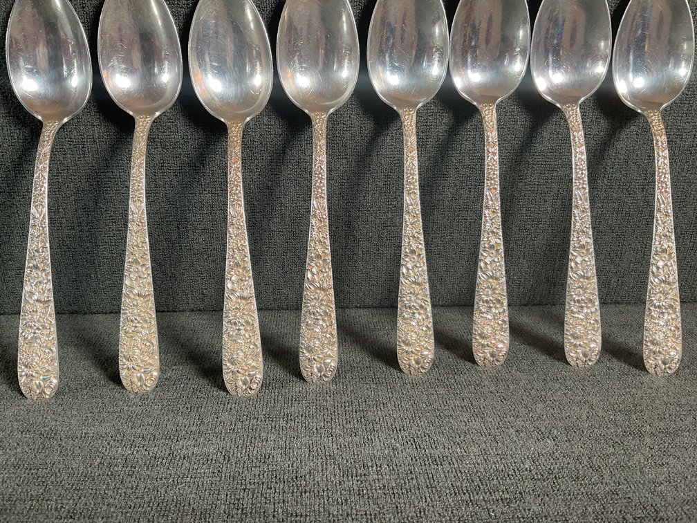 Image for S Kirk & Son “Repousse” Soup Spoons