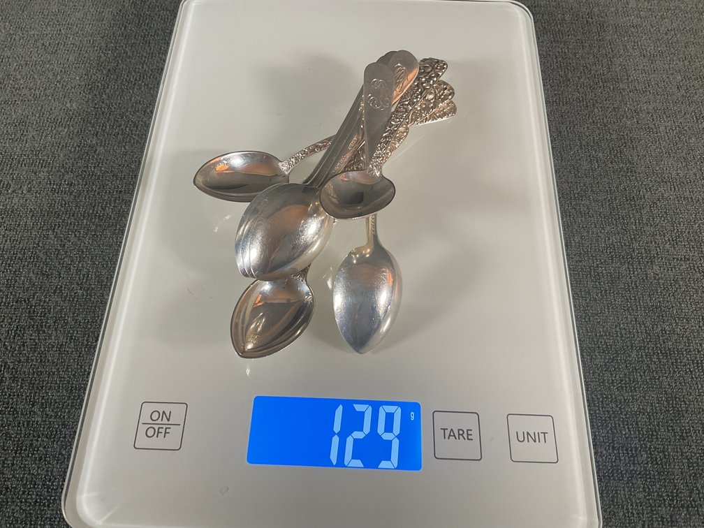Image for S Kirk & Son “Repousse” Sterling Silver Demi Spoons