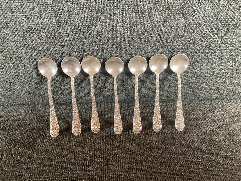 Image for Stieff “Rose” Sterling Salt Spoons