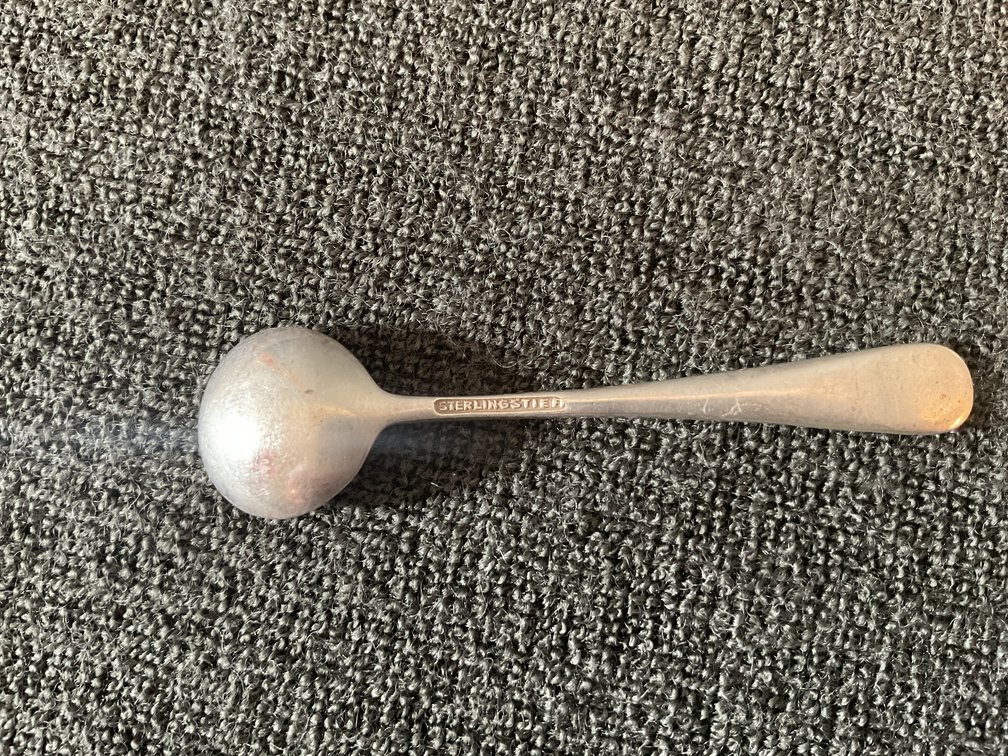 Image for Stieff “Rose” Sterling Salt Spoons