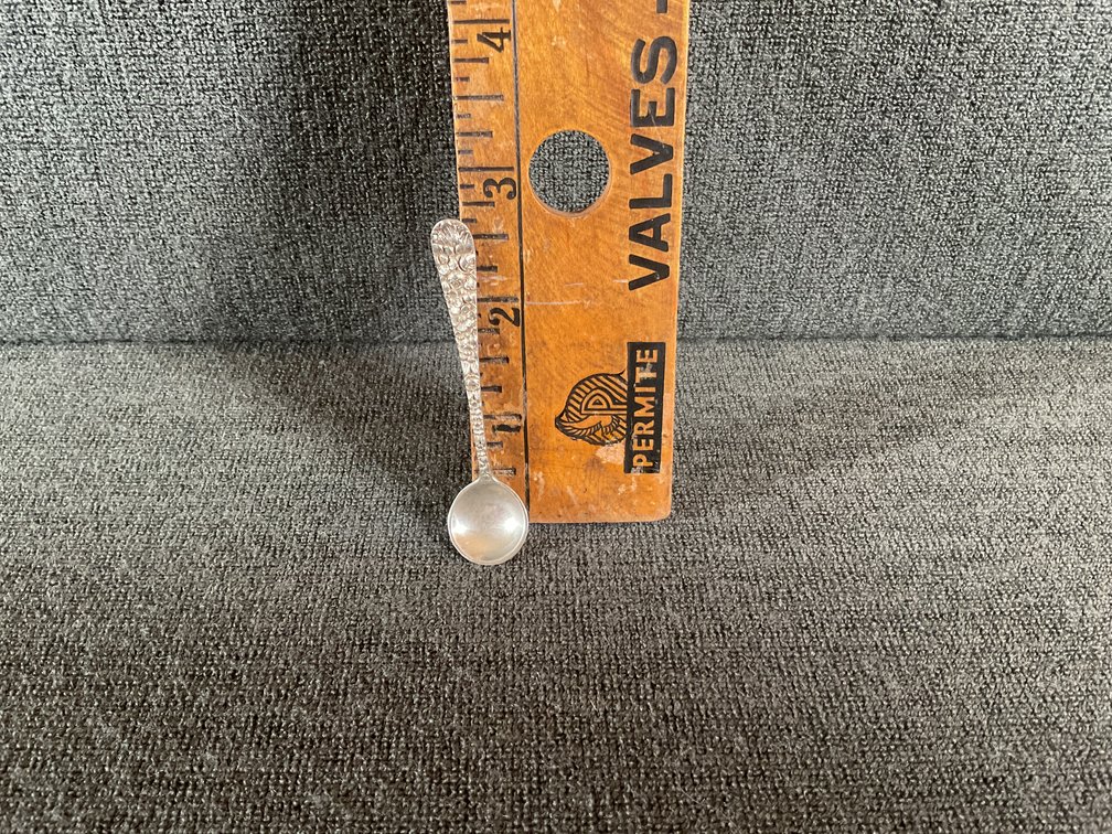 Image for Stieff “Rose” Sterling Salt Spoons
