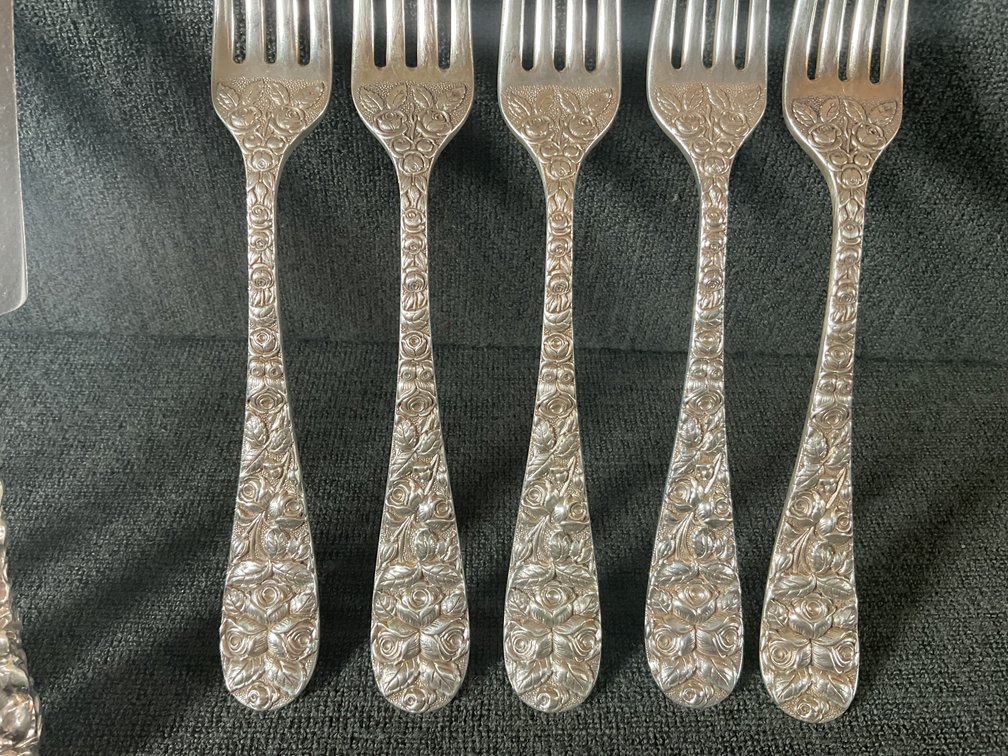 Image for Schofield “Baltimore Rose” Sterling Silver Flatware