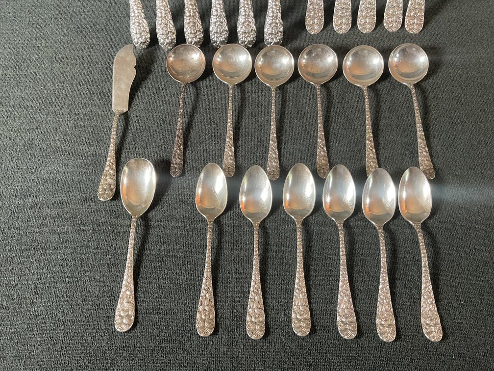 Image for Schofield “Baltimore Rose” Sterling Silver Flatware