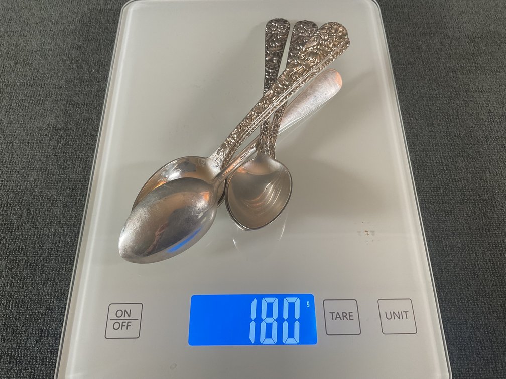 Image for S Kirk & Son “Repousse” Sterling Teaspoons