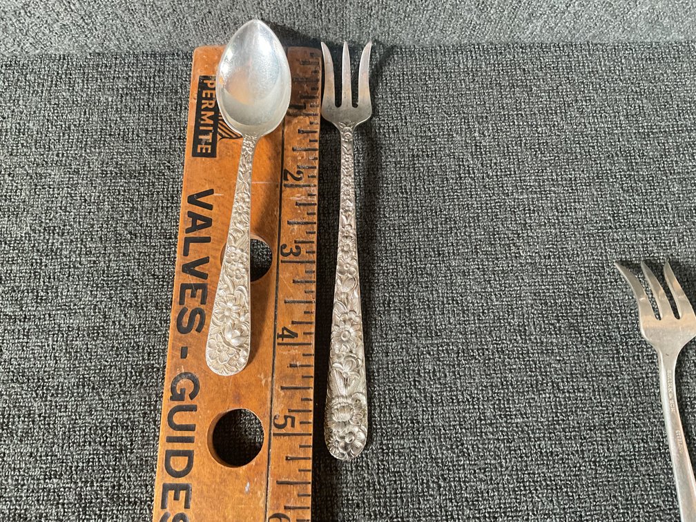 Image for S Kirk & Son “Repousse” Sterling Silver Flatware