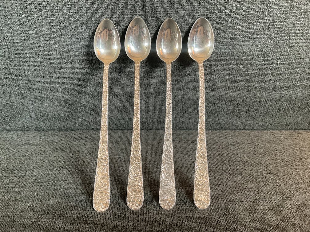 Image for S Kirk & Son “Repousse” Iced Tea Spoons