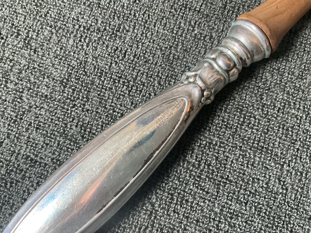 Image for Hollow Sterling Handle Servers