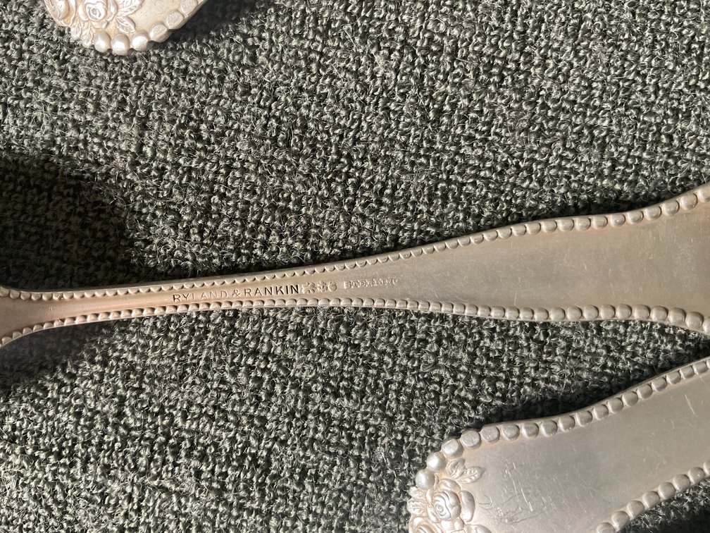 Image for Ryland and Rankin Sterling Silver Spoons