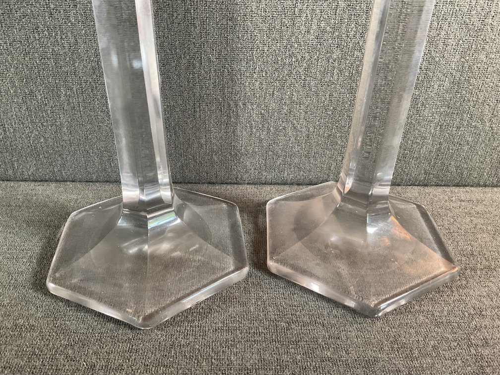 Image for Crystal Candlesticks - Likely Heisey