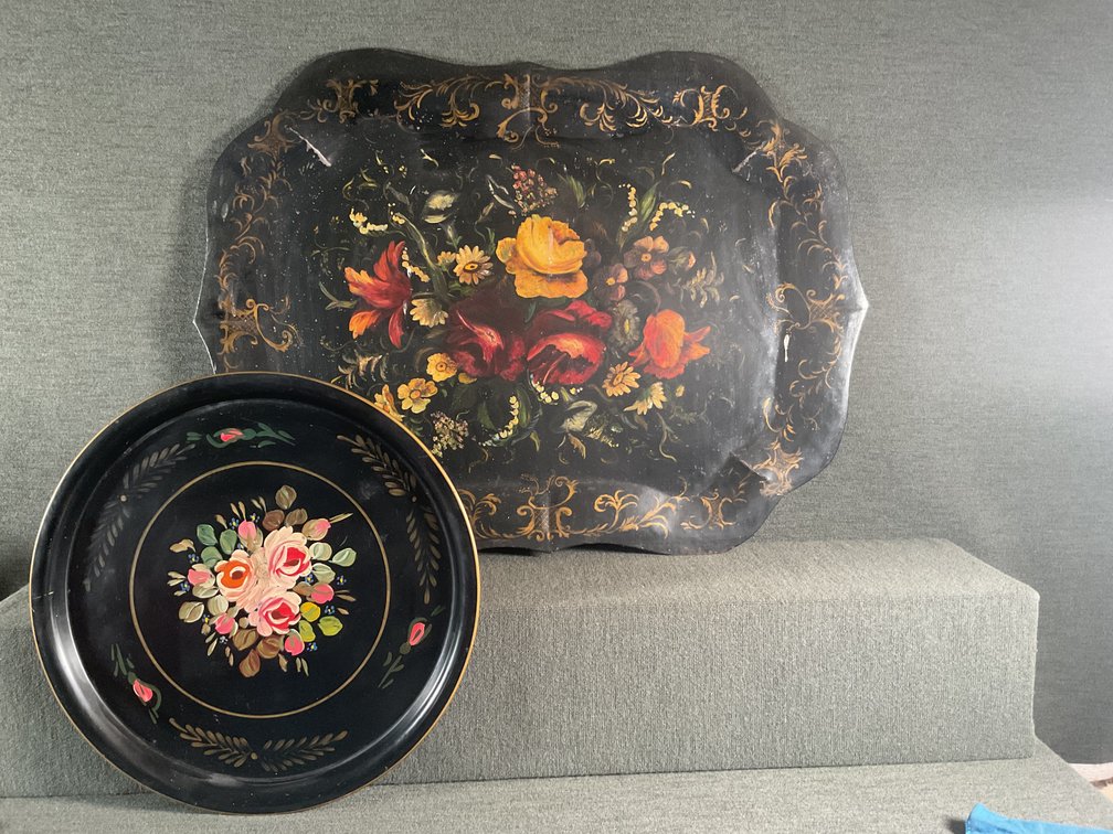 Image for Magnificent Tole Painted Tray