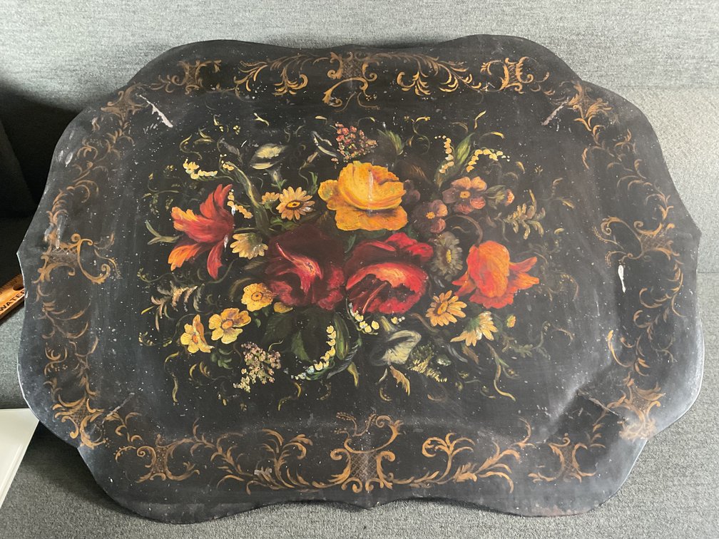 Image for Magnificent Tole Painted Tray