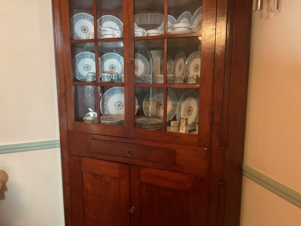 Image for Hand Made Mahogany Corner Cabinet