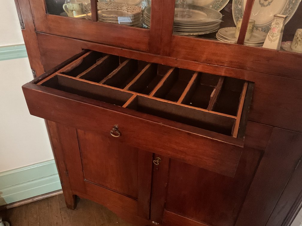 Image for Hand Made Mahogany Corner Cabinet