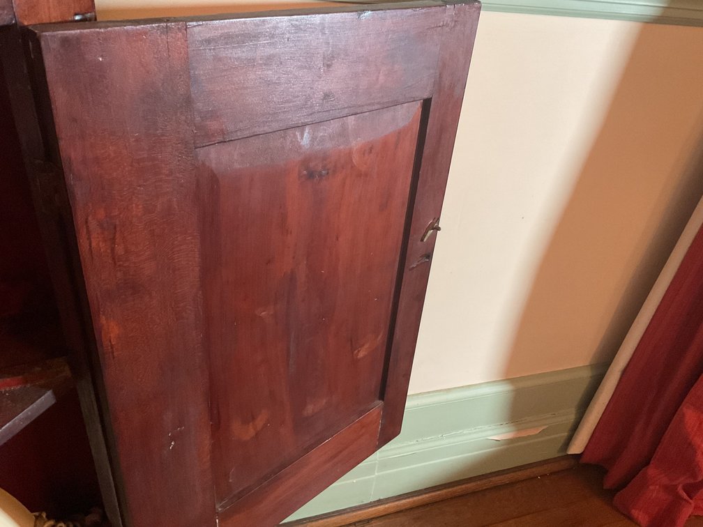 Image for Hand Made Mahogany Corner Cabinet