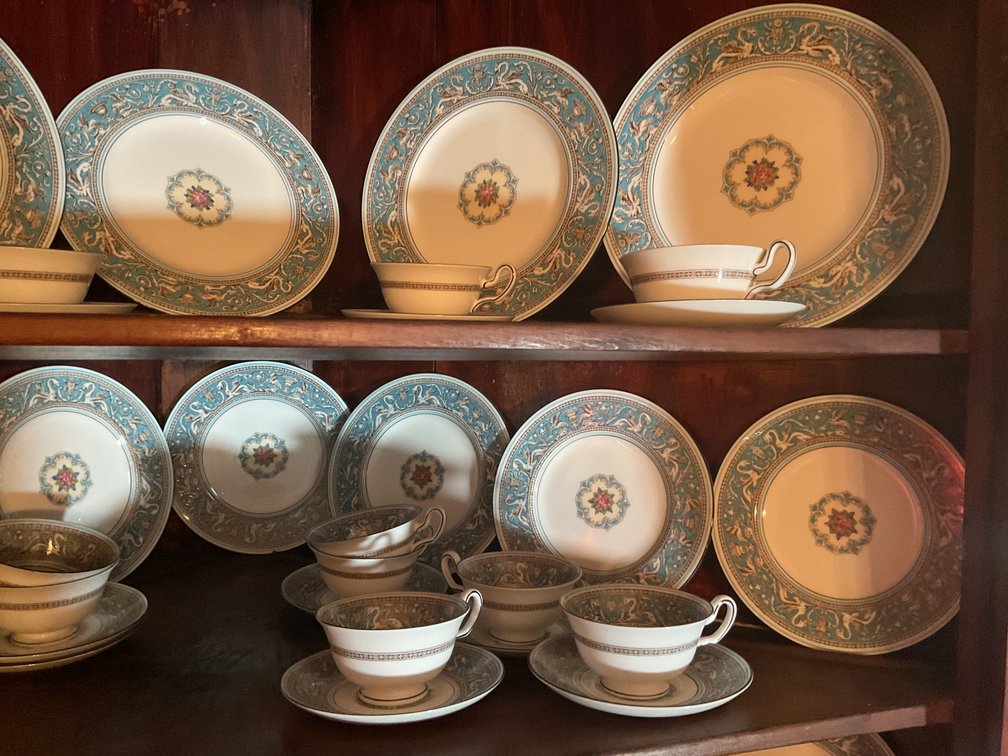 Image for Wedgwood “Florentine” Turquoise Dinnerware Set