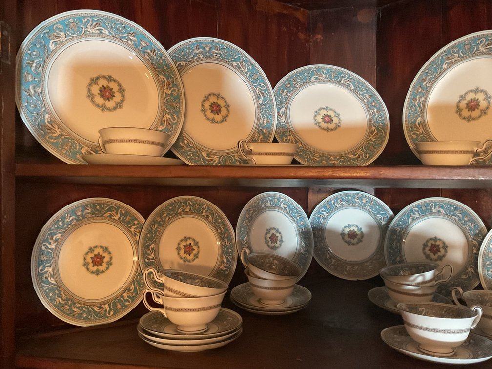 Image for Wedgwood “Florentine” Turquoise Dinnerware Set