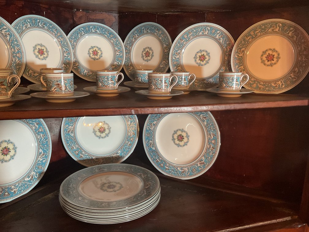 Image for Wedgwood “Florentine” Turquoise Dinnerware Set