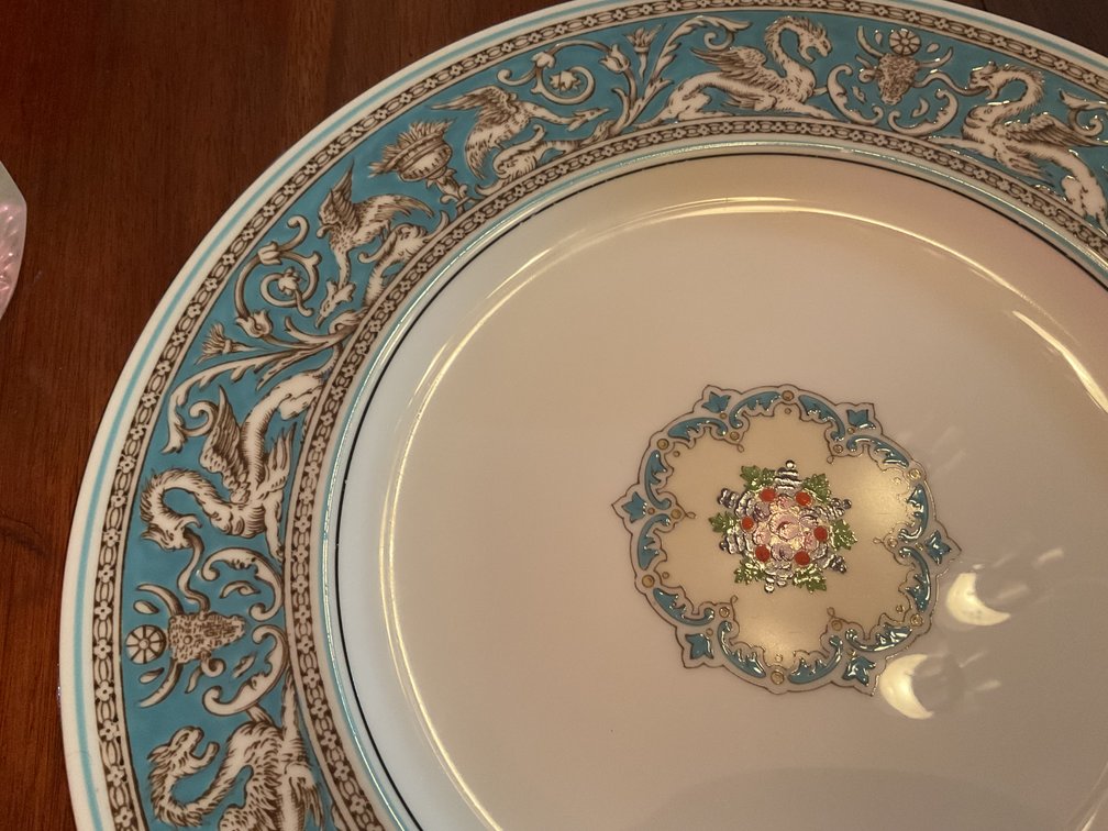 Image for Wedgwood “Florentine” Turquoise Dinnerware Set