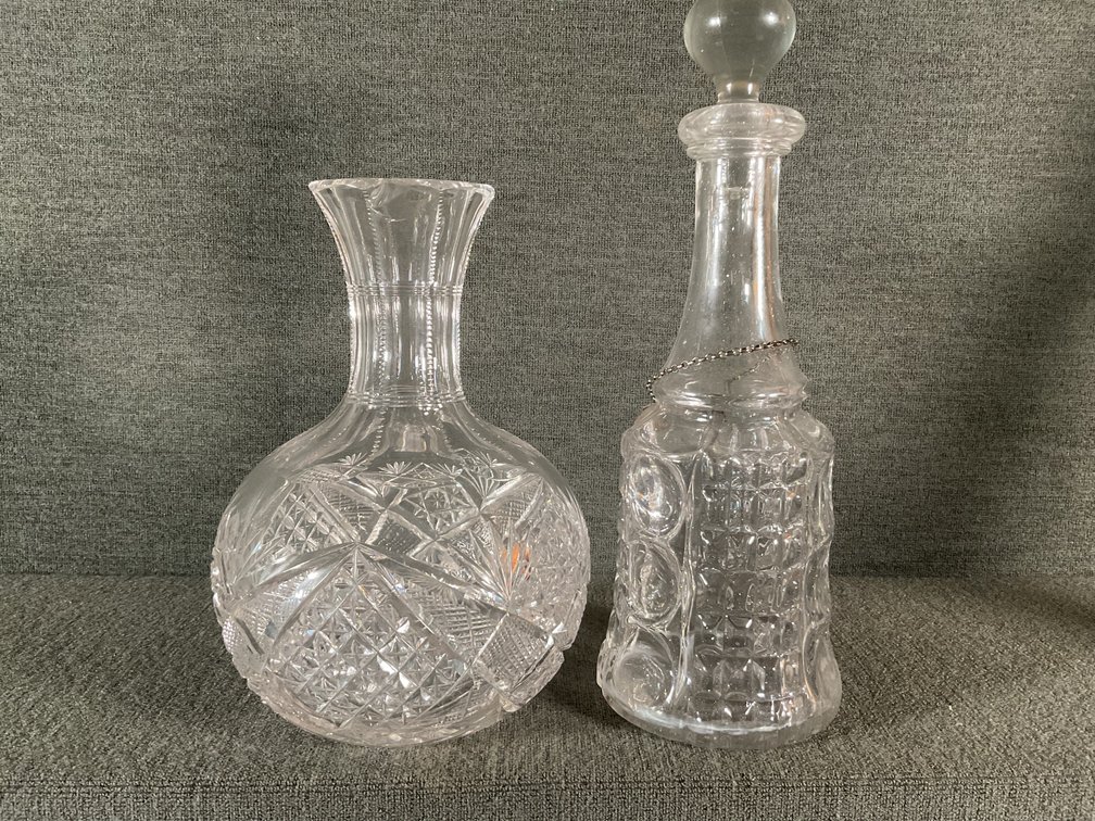 Image for Decanter w/ Sterling Label & Water Bottle