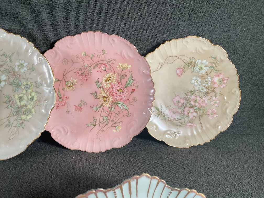 Image for Hand Painted Plates Dated 1898