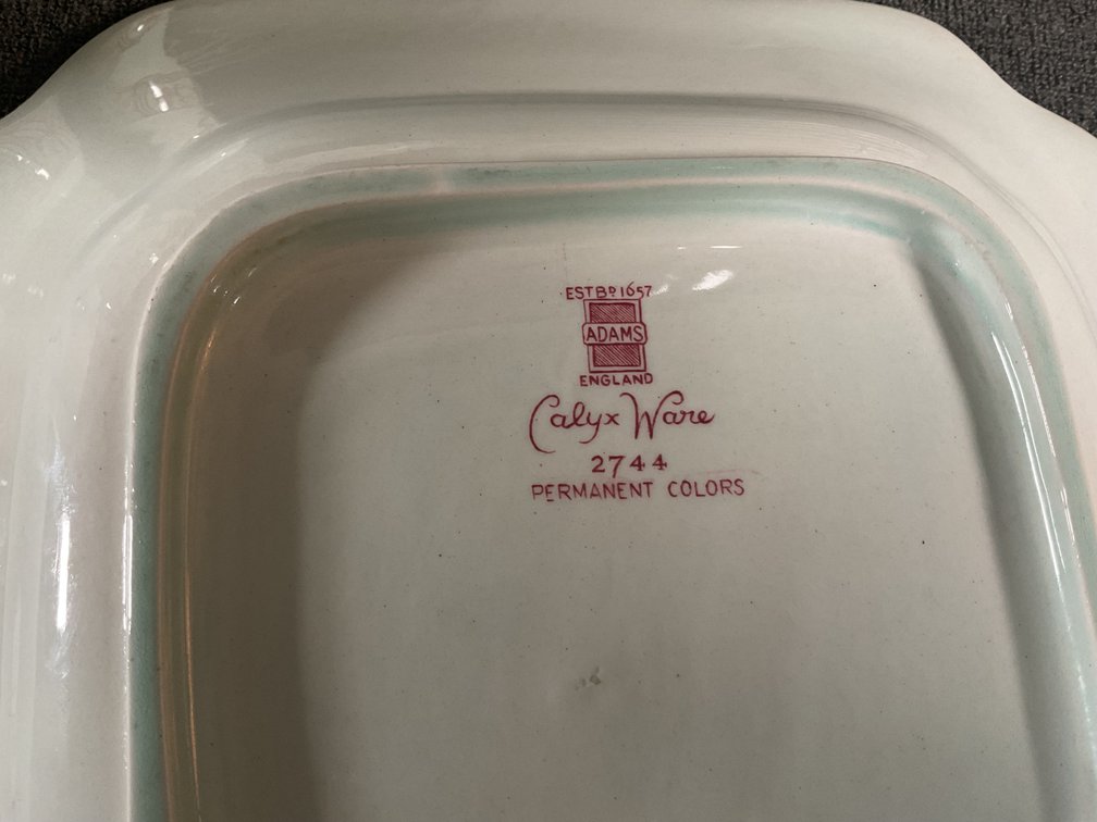 Image for Adams English Ironstone “Singapore Bird”