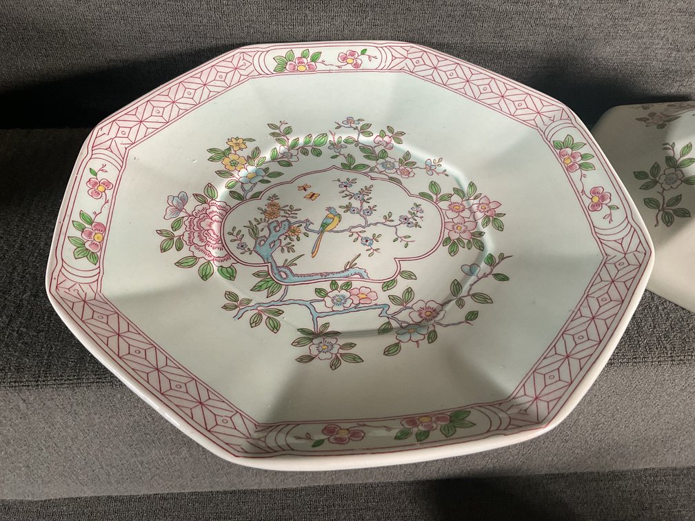 Image for Adams English Ironstone “Singapore Bird”  Tureen w/ Ladle