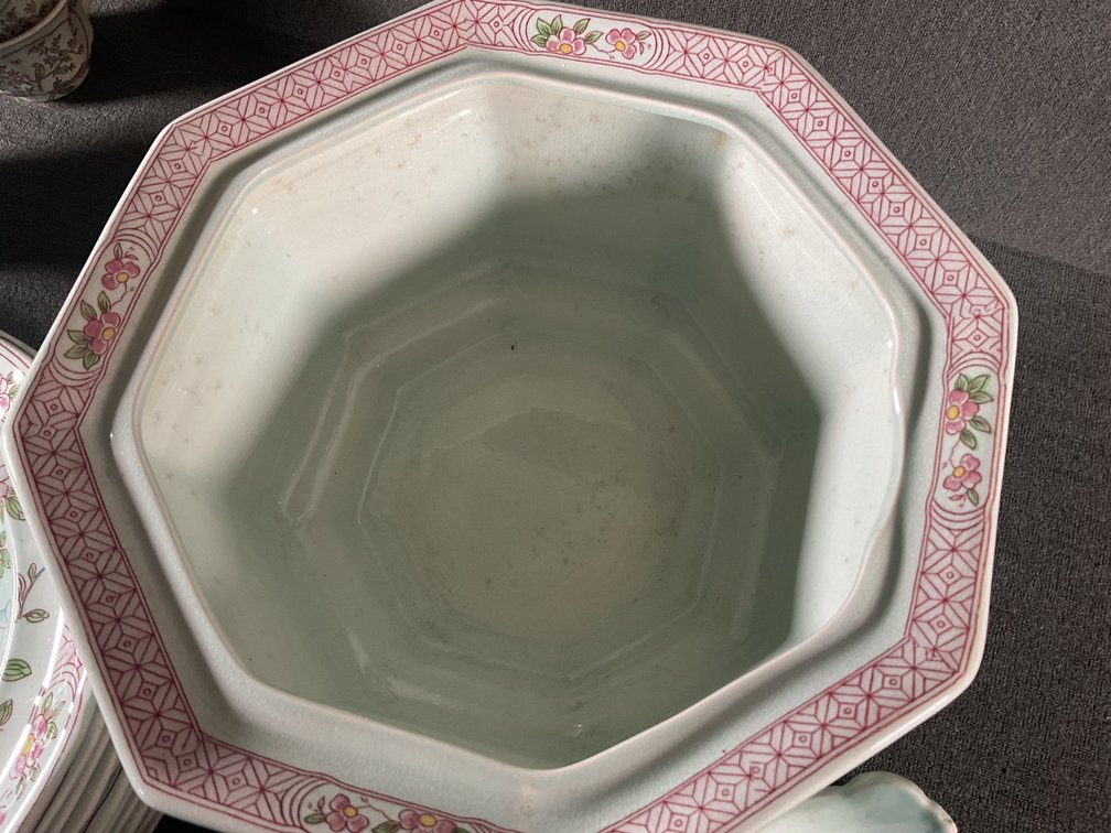 Image for Adams English Ironstone “Singapore Bird”  Tureen w/ Ladle