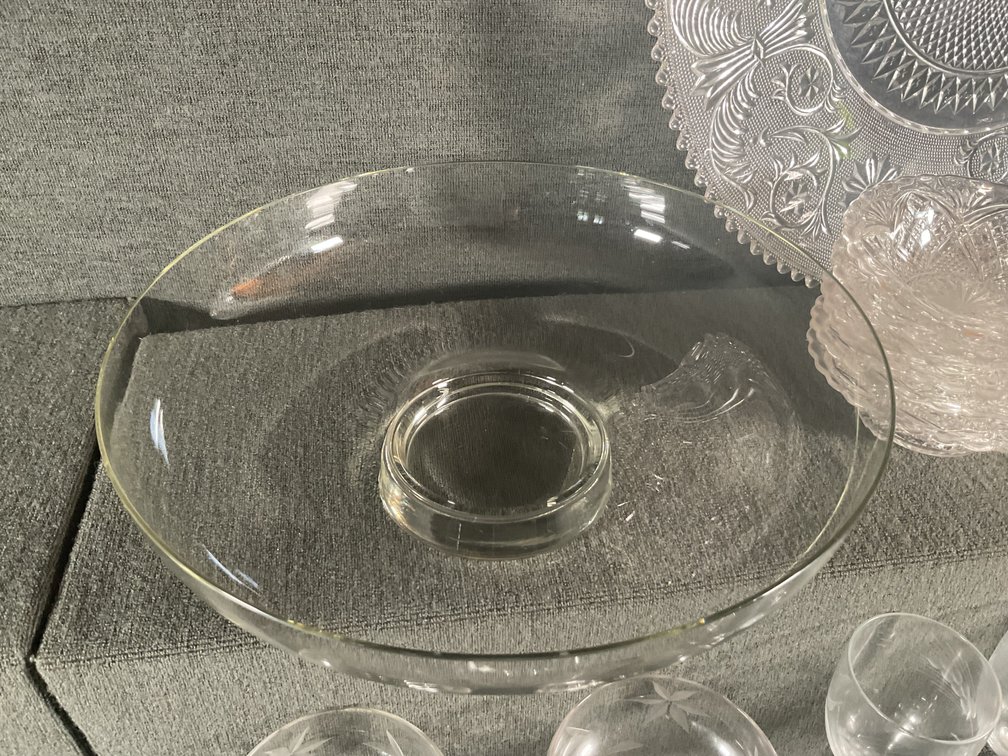 Image for Pressed Glass & Crystal Lot