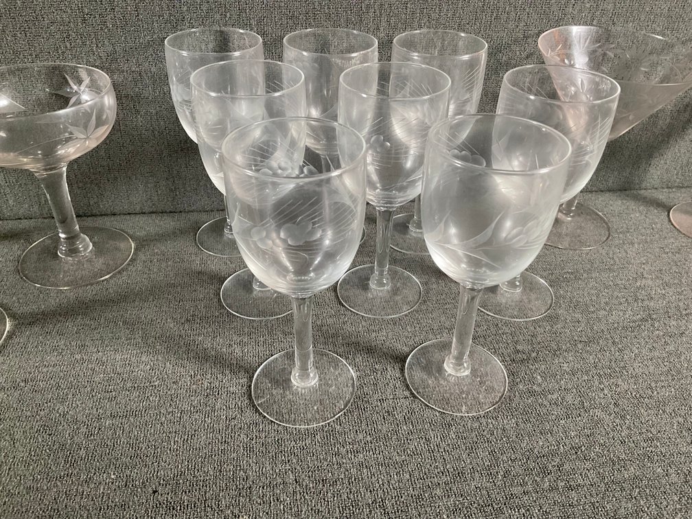 Image for Pressed Glass & Crystal Lot