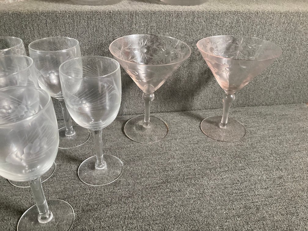 Image for Pressed Glass & Crystal Lot