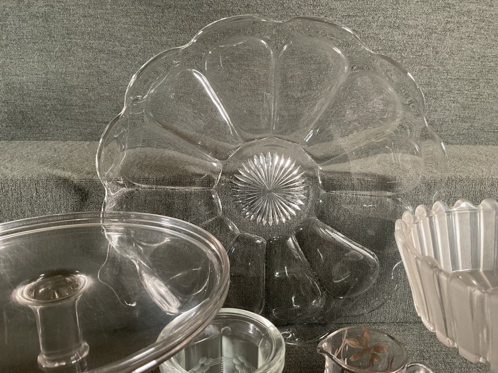 Image for Heisey Round Platter and More