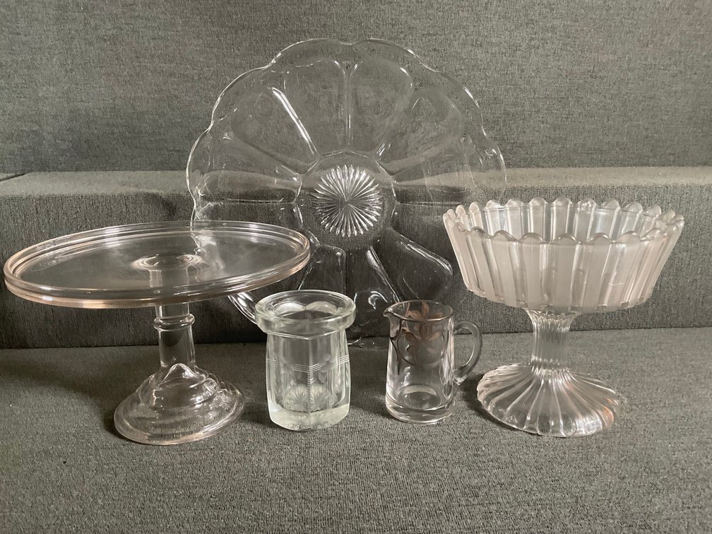 Image for Heisey Round Platter and More