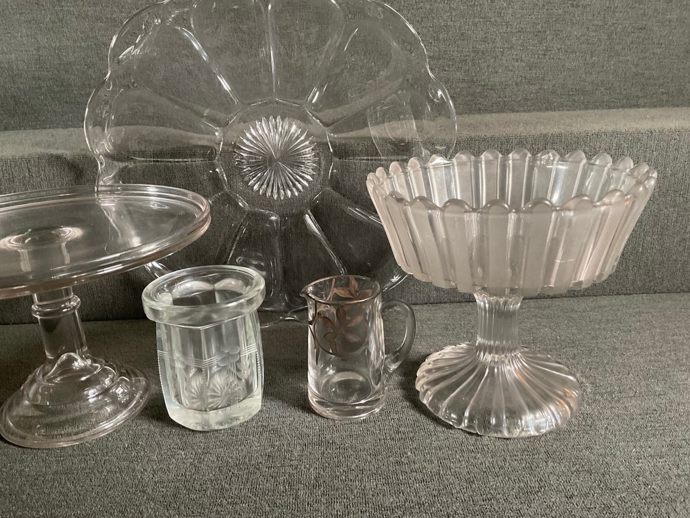 Image for Heisey Round Platter and More