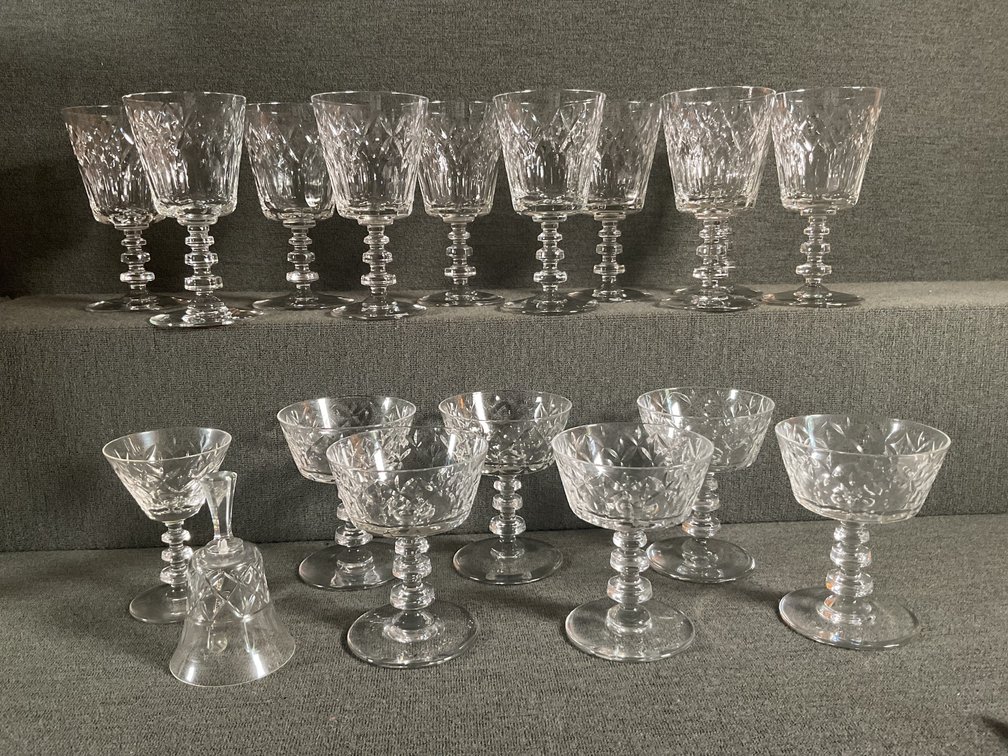 Image for Libbey Rock Crystal “Ridgeway” Stemware