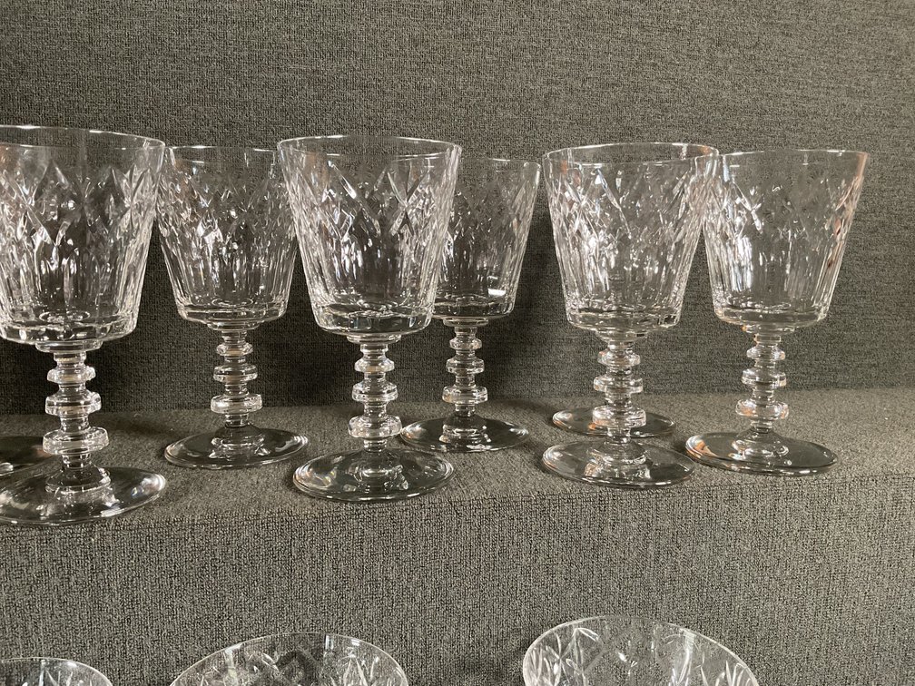 Image for Libbey Rock Crystal “Ridgeway” Stemware