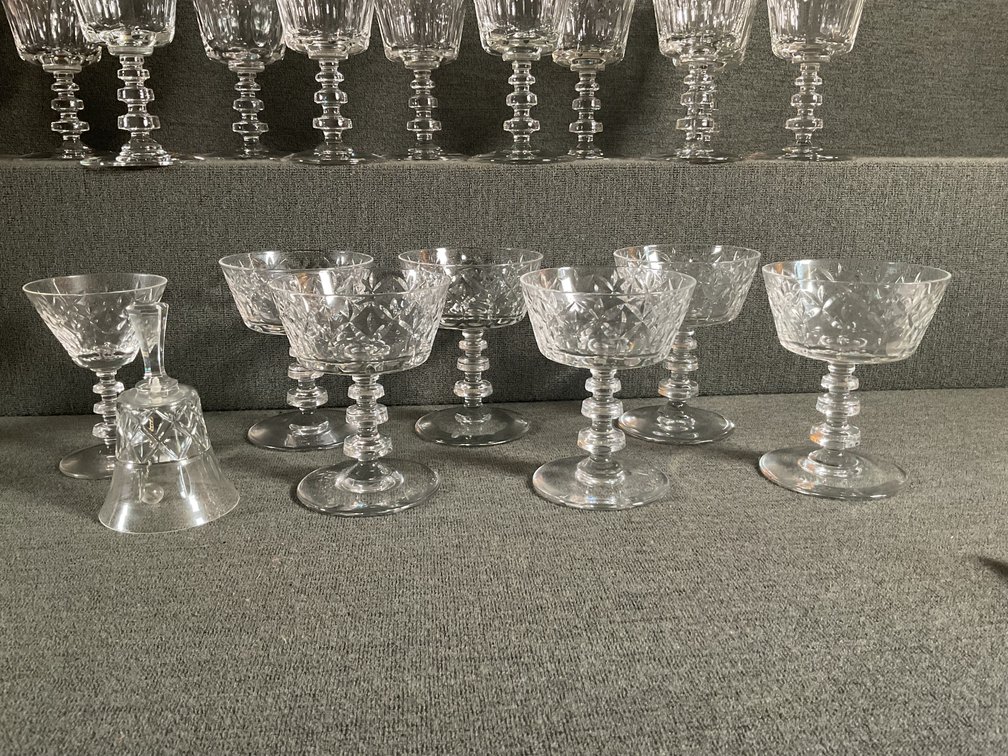 Image for Libbey Rock Crystal “Ridgeway” Stemware