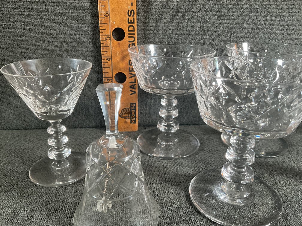 Image for Libbey Rock Crystal “Ridgeway” Stemware