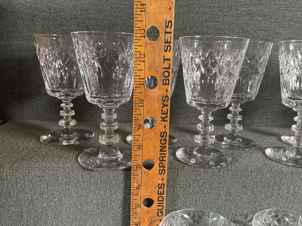 Image for Libbey Rock Crystal “Ridgeway” Stemware
