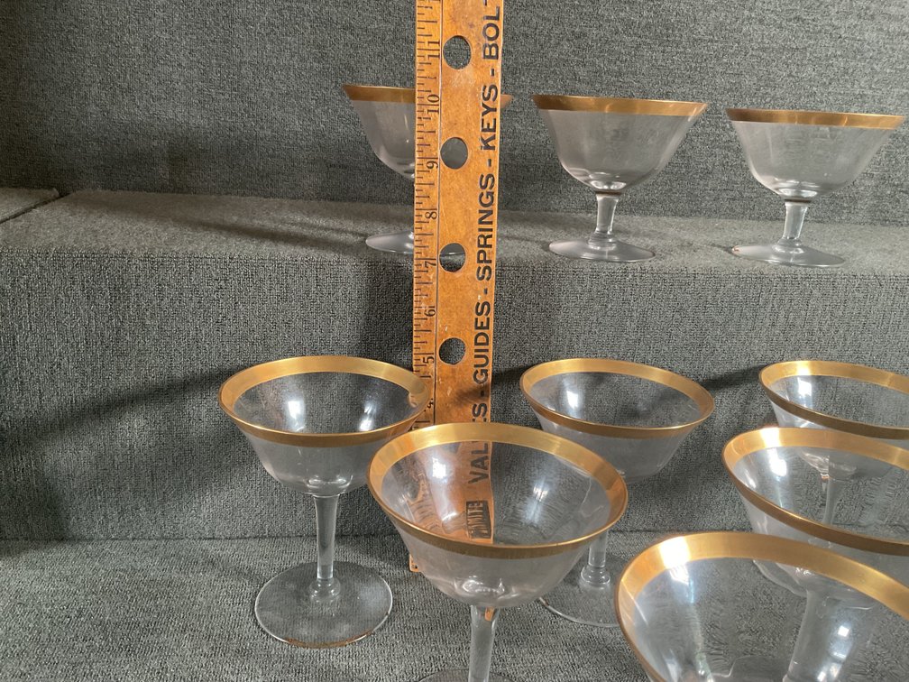 Image for Crystal Stems with Gold Band