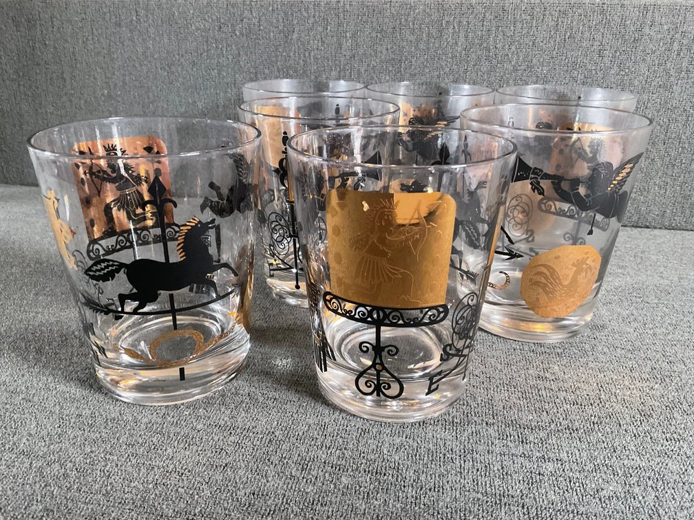 Image for MCM State Seal Highballs with Decanter