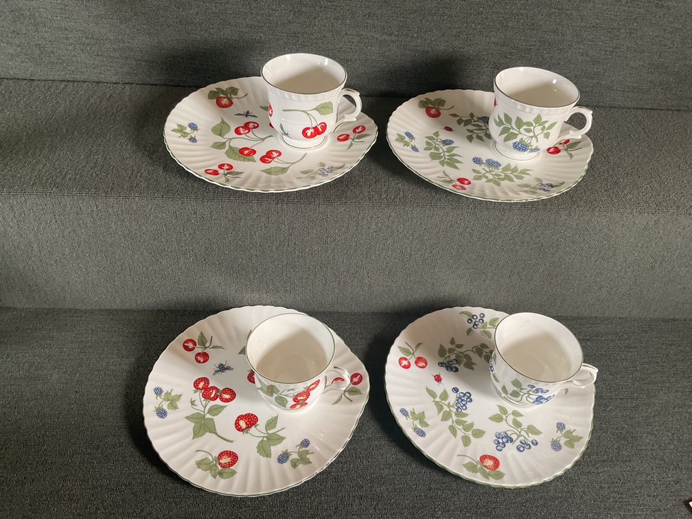 Image for Crown Staffordshire Snack Sets