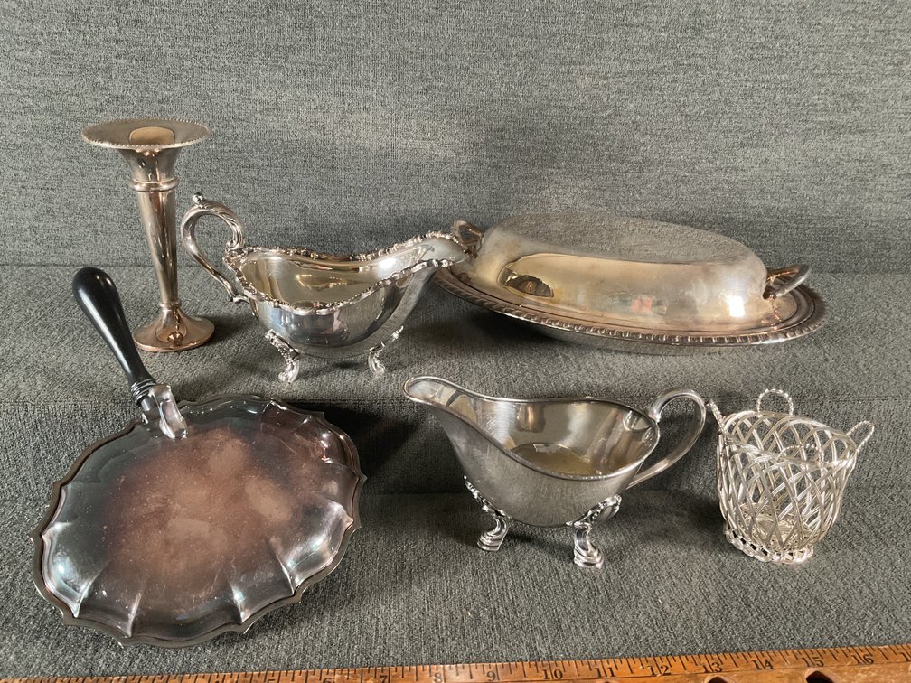 Image for Silver Plated Serving and Decor Items